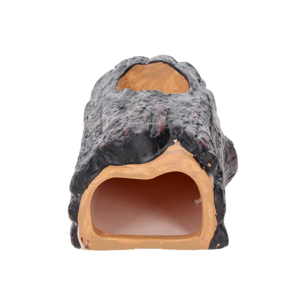 Exo Terra Wet Log Ceramic Hide - Small | Reptile Shedding Hide