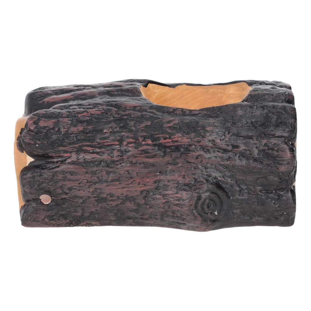 Exo Terra Wet Log Ceramic Hide - Small | Reptile Shedding Hide