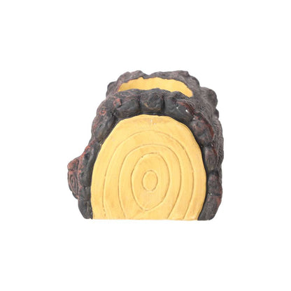 Exo Terra Wet Log Ceramic Hide Medium | Reptile Shedding Hide PT3177