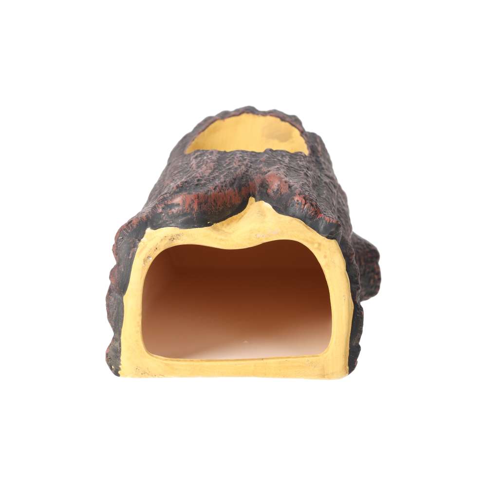 Exo Terra Wet Log Ceramic Hide Medium | Reptile Shedding Hide PT3177