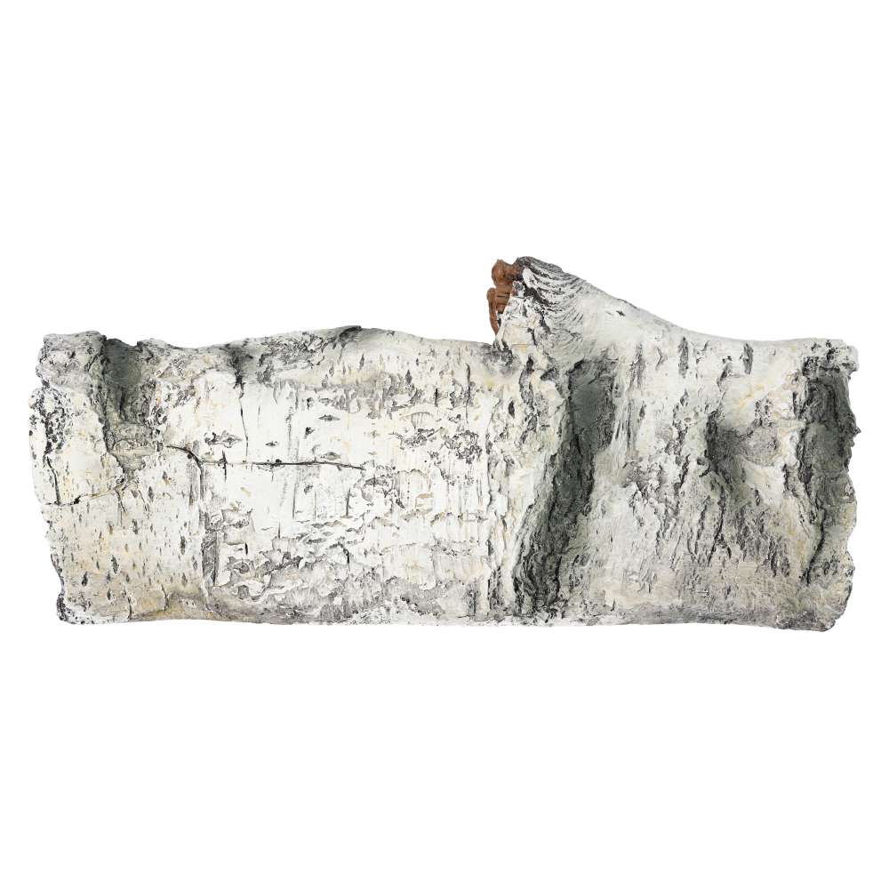 Resin Birch Log Hide Large 31x13x13cm | Reptile Vivarium Hide