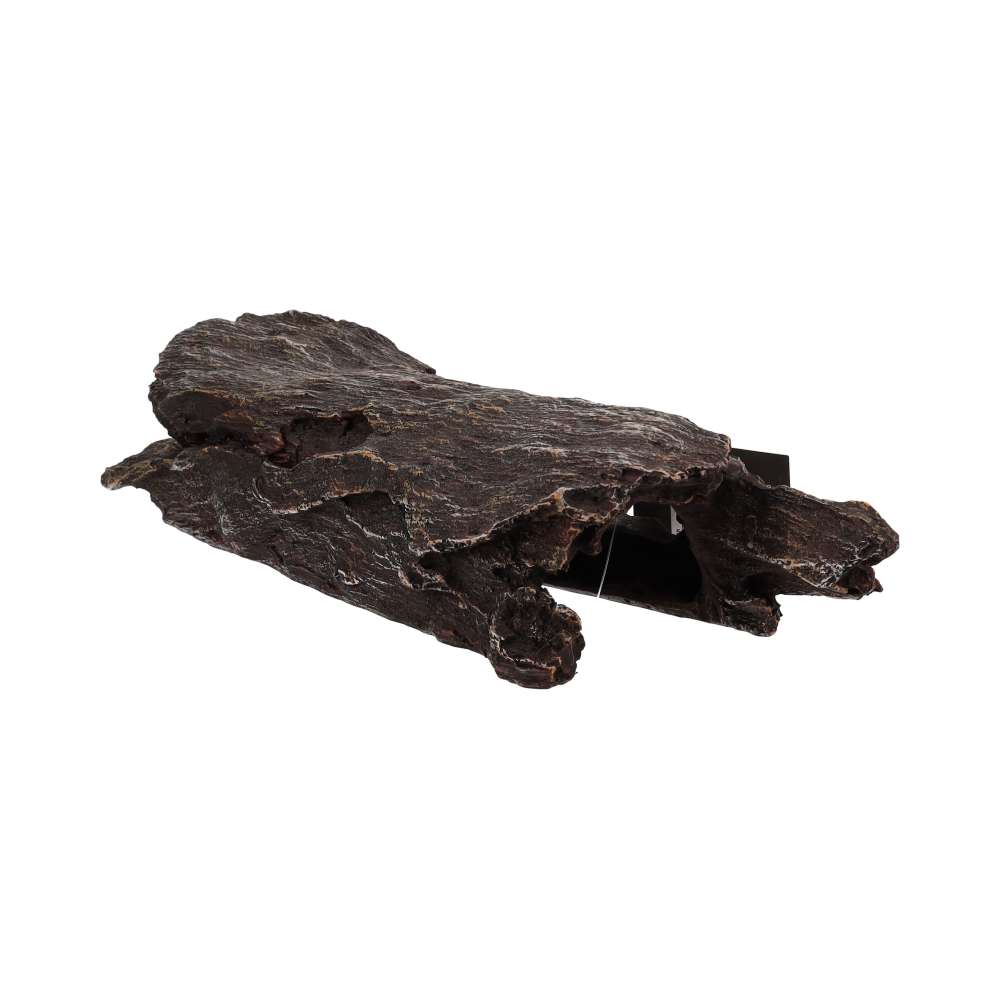 ProRep Dark Wood Log Hide Large | Resin Vivarium Hide 26.2x9x6.5cm