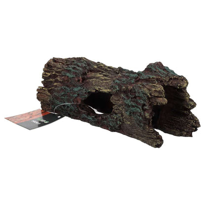 Reptile Dark Wood Log Hide – Medium | 18.5 x 7 x 7.2cm