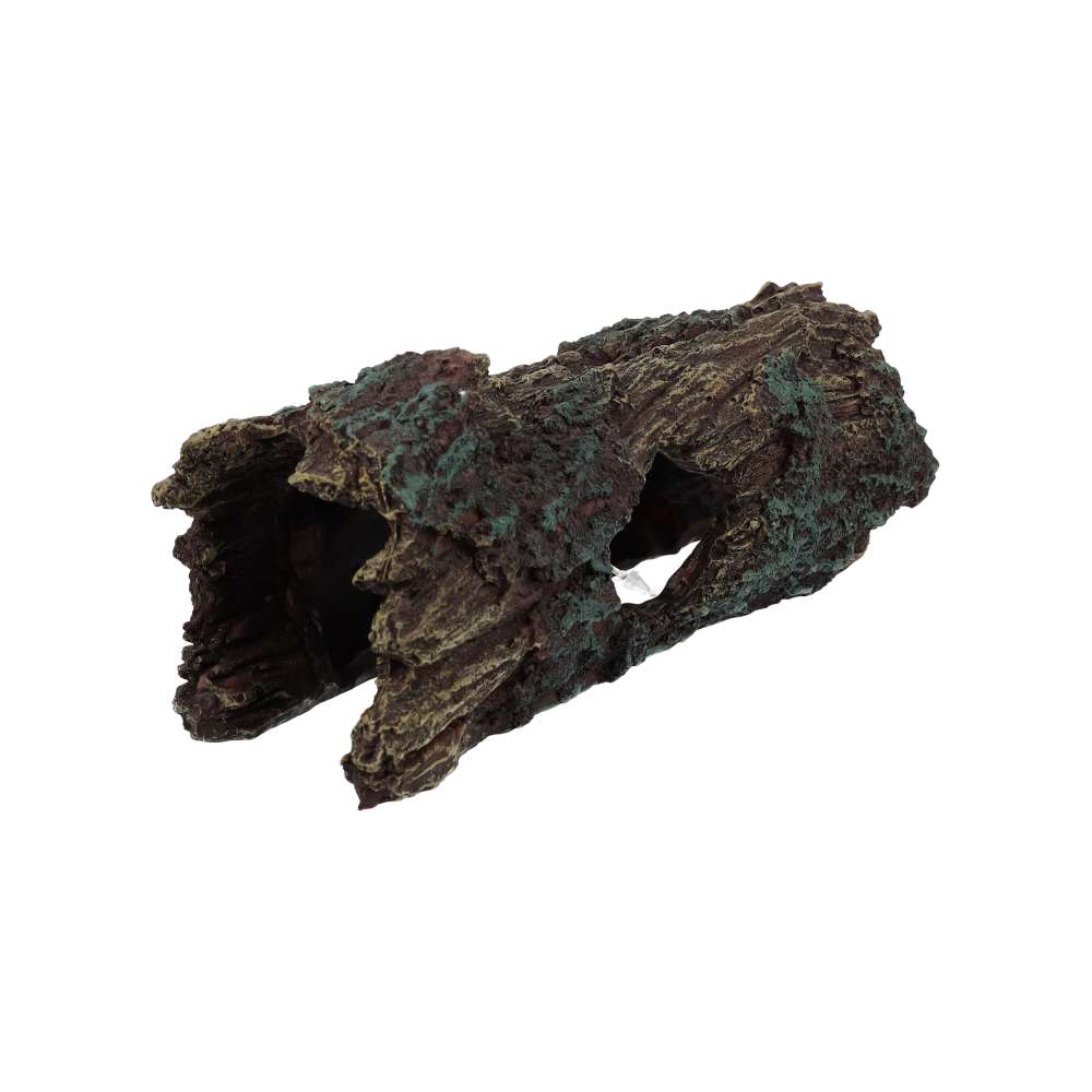 Reptile Dark Wood Log Hide – Medium | 18.5 x 7 x 7.2cm