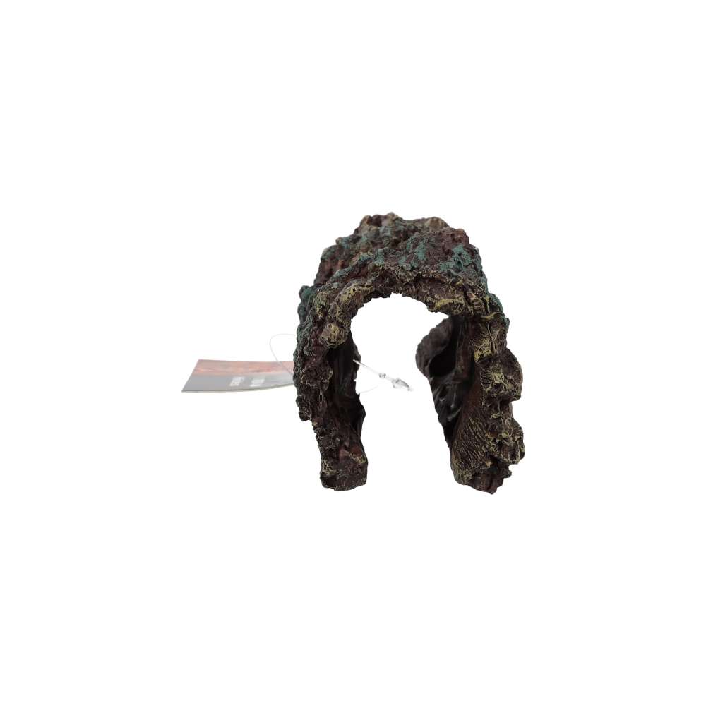 Reptile Dark Wood Log Hide – Medium | 18.5 x 7 x 7.2cm