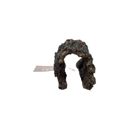 Reptile Dark Wood Log Hide – Medium | 18.5 x 7 x 7.2cm