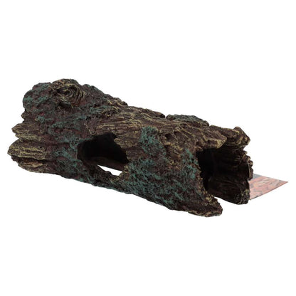 Reptile Dark Wood Log Hide – Medium | 18.5 x 7 x 7.2cm