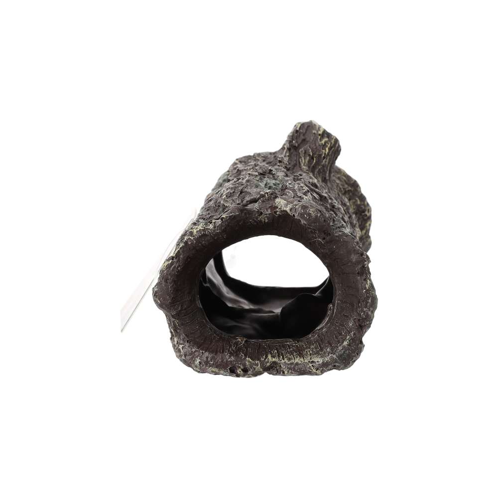 ProRep Dark Wood Log Hide Small – Resin Vivarium Hide 14.5x7x7cm