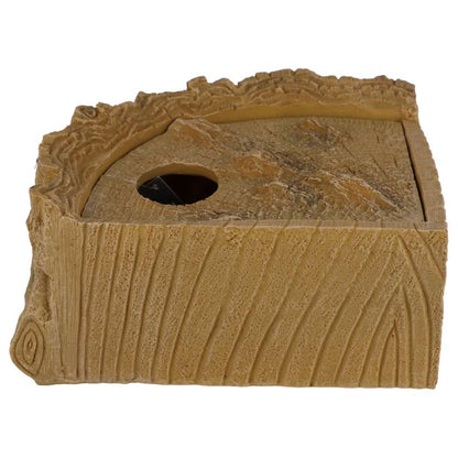 ProRep Wood Humid Hide Medium | Corner Reptile Shedding Hide