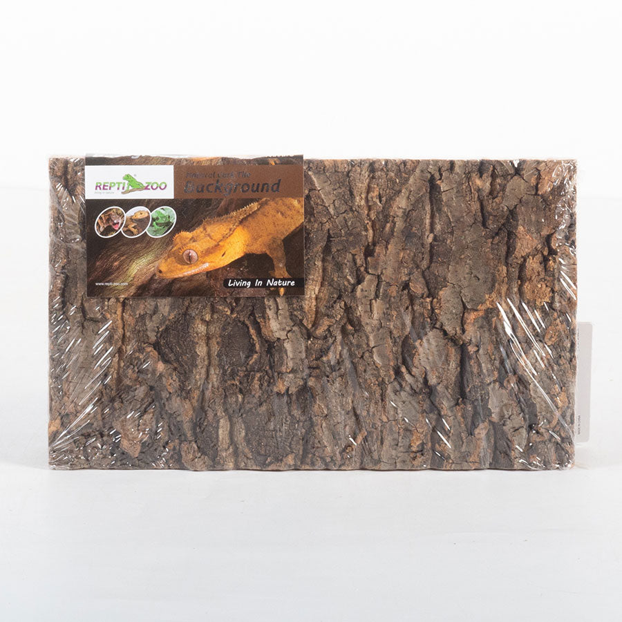 ReptiZoo Natural Cork Tile Background 30x20cm – Vivarium Decor