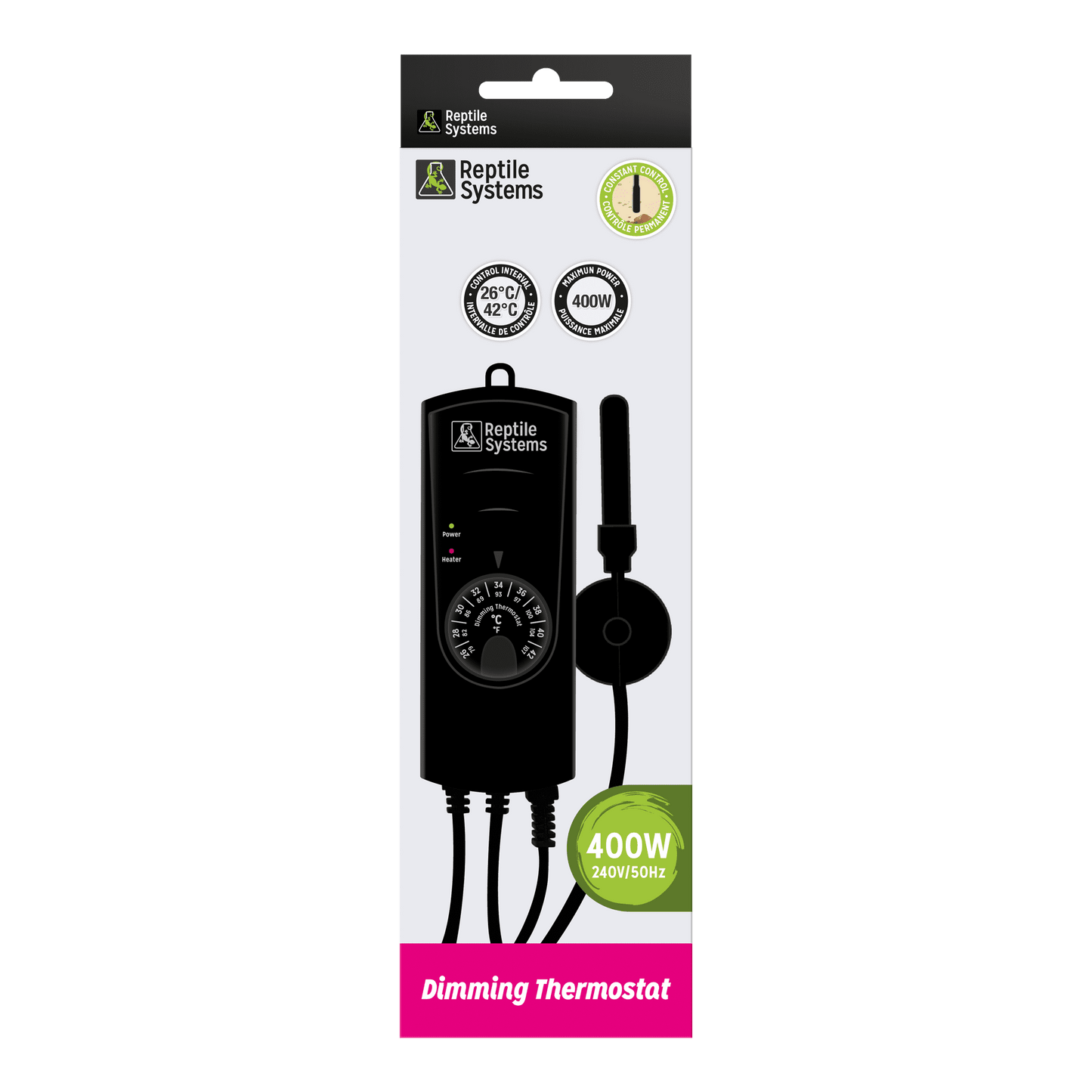 Reptile Systems Dimming Thermostat 400w
