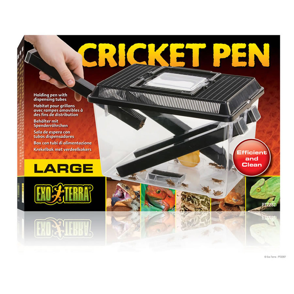 Exo Terra Cricket Pen Large PT2287 | Live Cricket Keeper & Dispenser