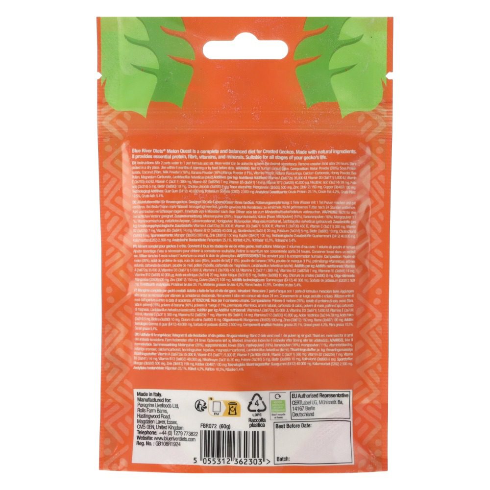 Blue River Melon Quest Gecko Diet 60g