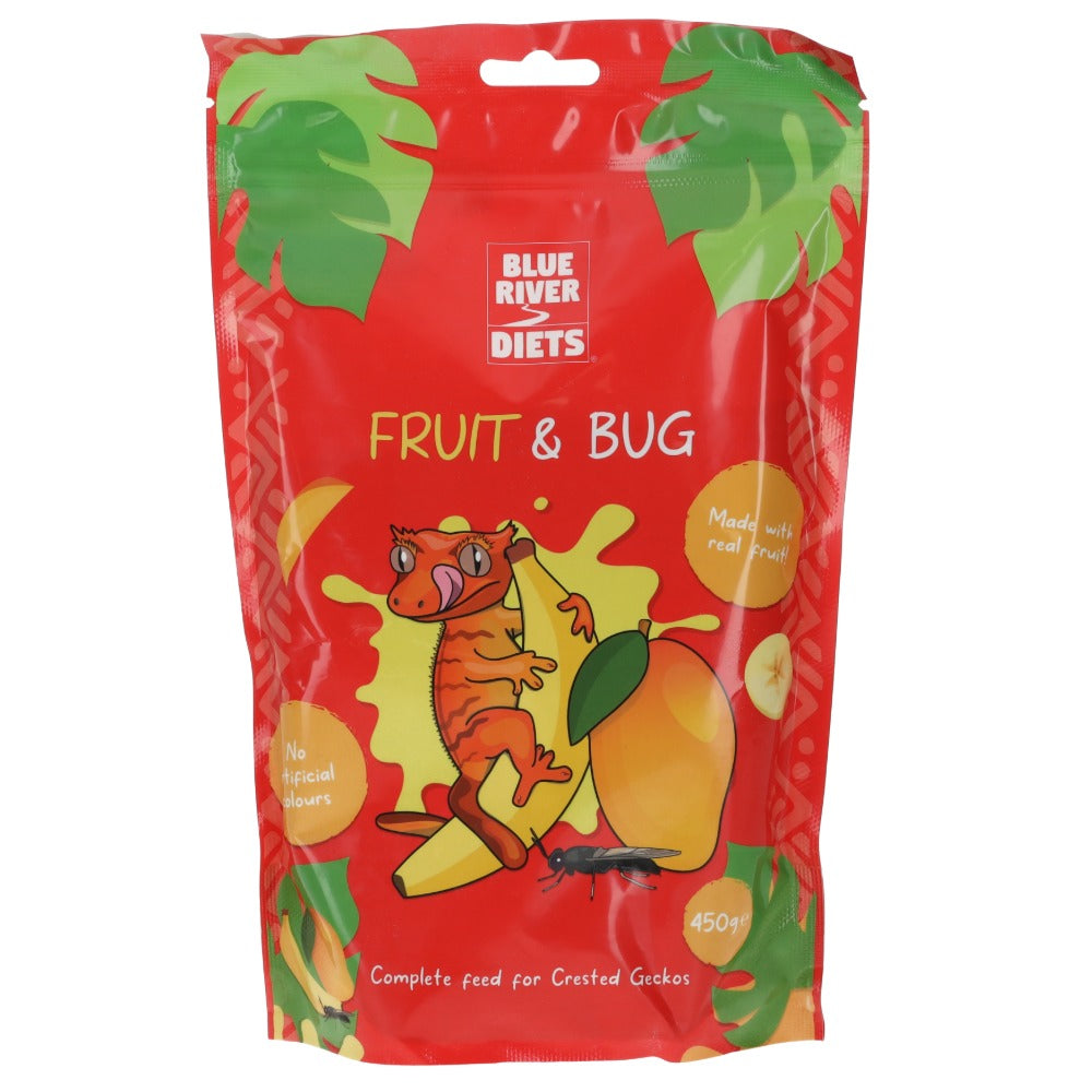Blue River Fruit & Bug Gecko Diet 450g | Crested Gecko Food