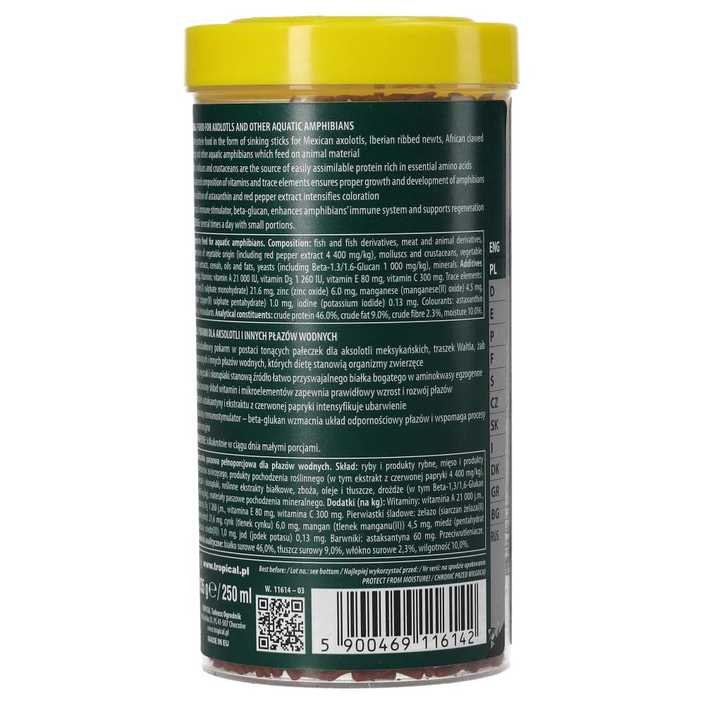 Tropical Axolotl Sticks 250ml/135g