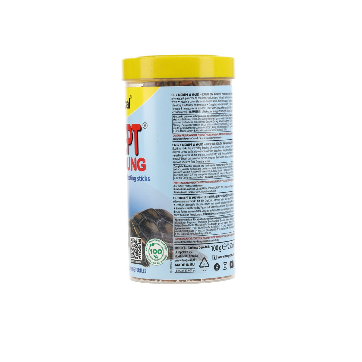 Tropical Biorept W Young Floating Sticks 40g