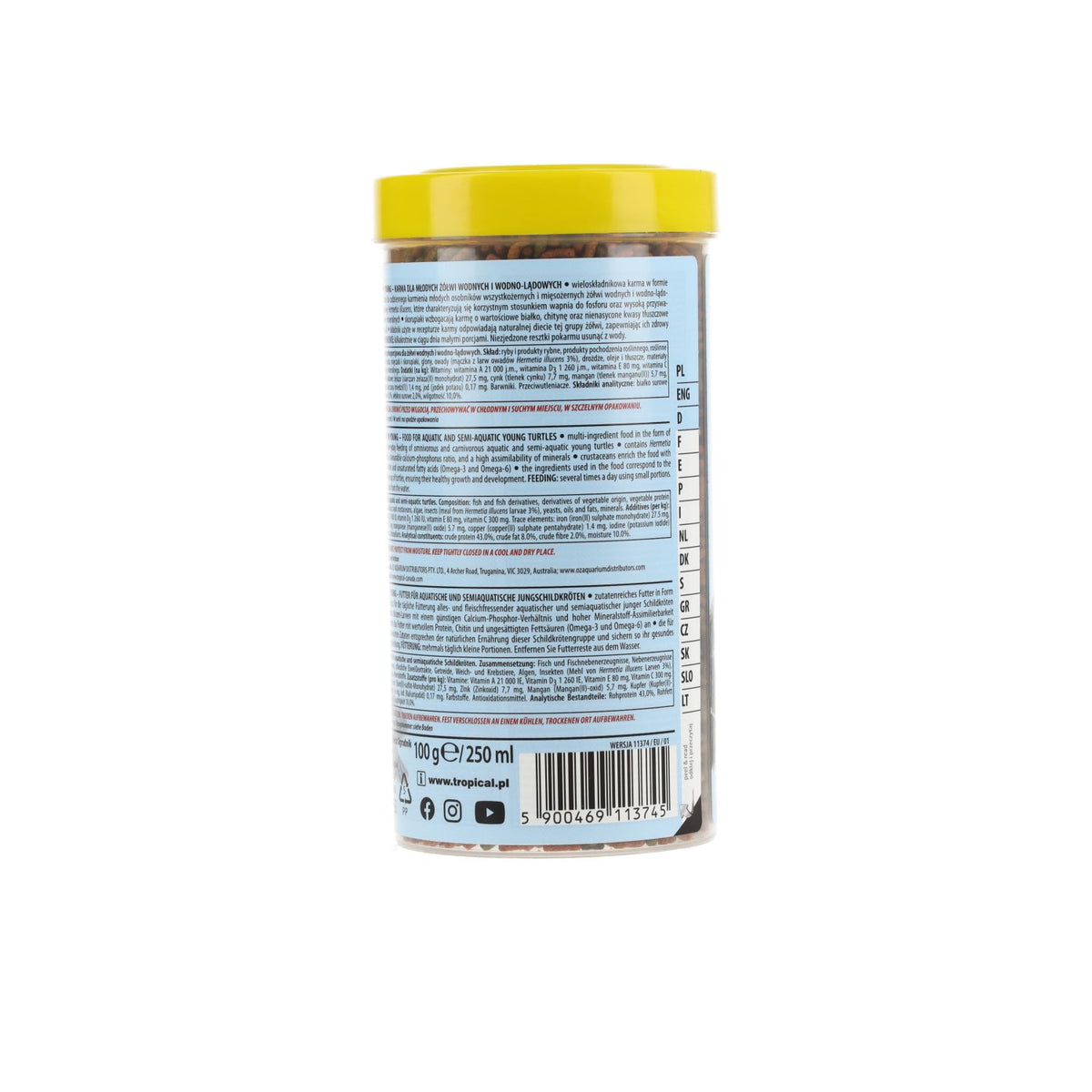 Tropical Biorept W Young Floating Sticks 40g