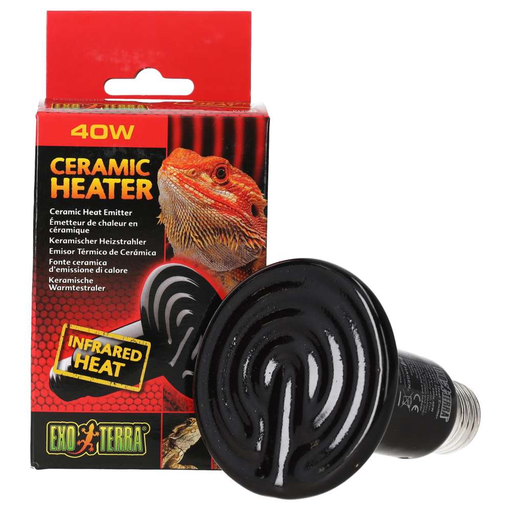 Exo Terra Ceramic Heat Emitter 40W - PT2044 | Vivarium Heat Source