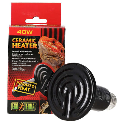 Exo Terra Ceramic Heat Emitter 40W - PT2044 | Vivarium Heat Source