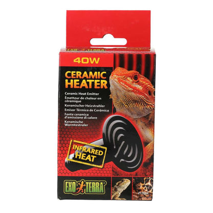 Exo Terra Ceramic Heat Emitter 40W - PT2044 | Vivarium Heat Source