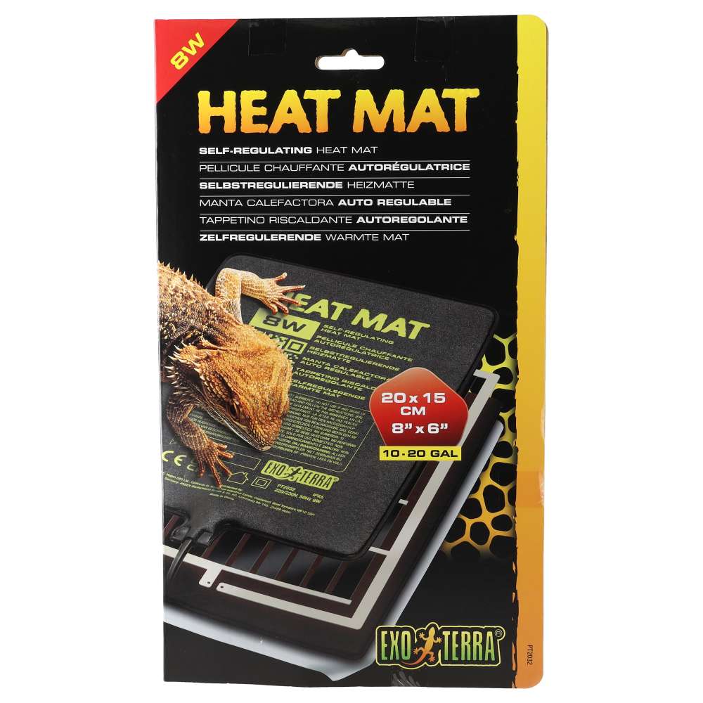 Exo Terra PTC Self-Regulating Heat Mat 8W 20x15cm PT2032