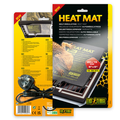 Exo Terra PTC Self-Regulating Heat Mat 8W 20x15cm PT2032