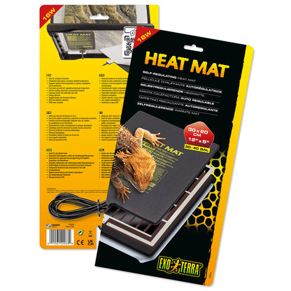 Exo Terra PTC Self Regulating Heat Mat 16W 30x20cm PT2033
