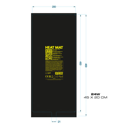 Exo Terra PTC Self-Regulating Heat Mat 24W 45x20cm PT2034