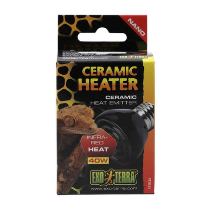 Exo Terra Ceramic Heat Emitter Nano 40W PT2043 | Vivarium Heat Source