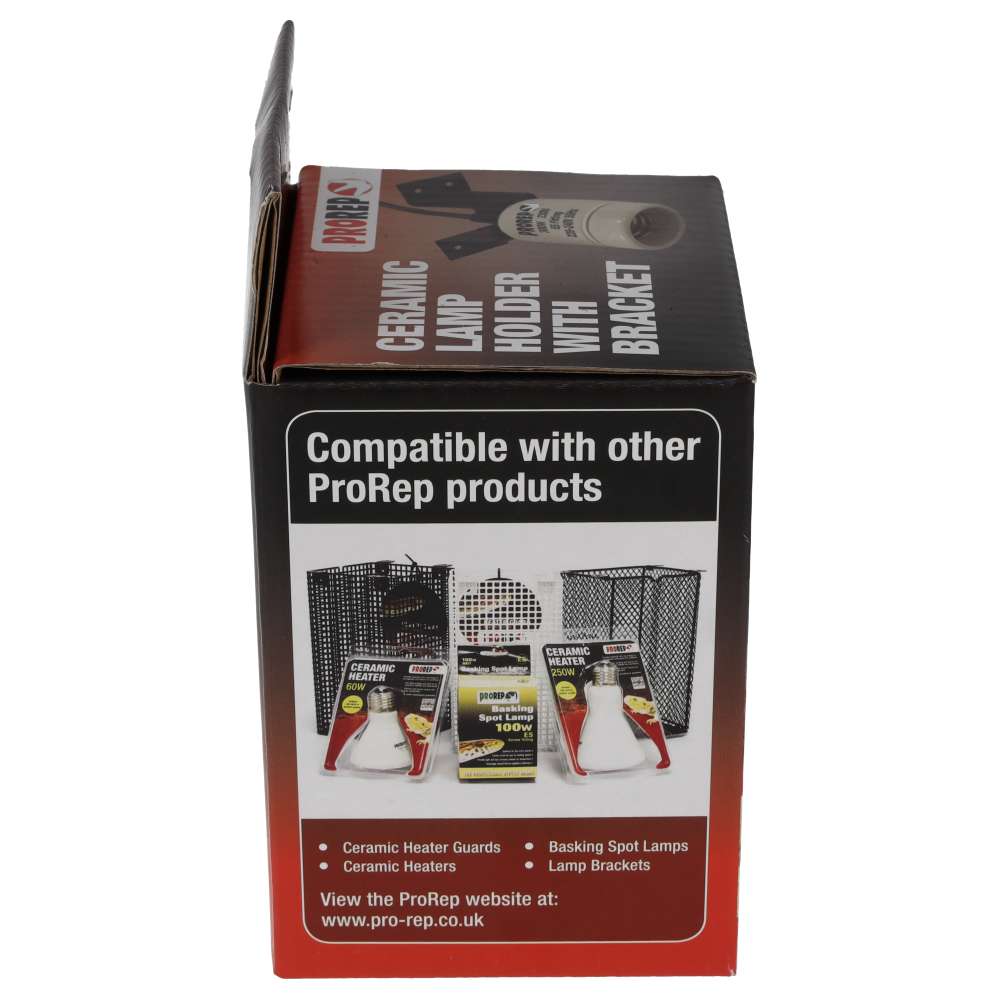 ProRep Ceramic Lamp Holder With Bracket