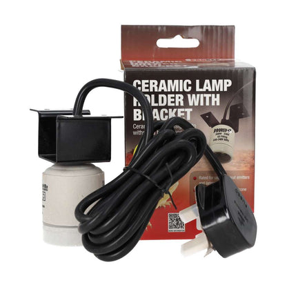 ProRep Ceramic Lamp Holder With Bracket