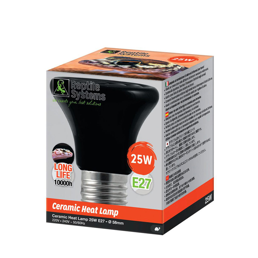 Reptile Systems Ceramic Heat Emitter 25W | Reptile Vivarium Heat Source