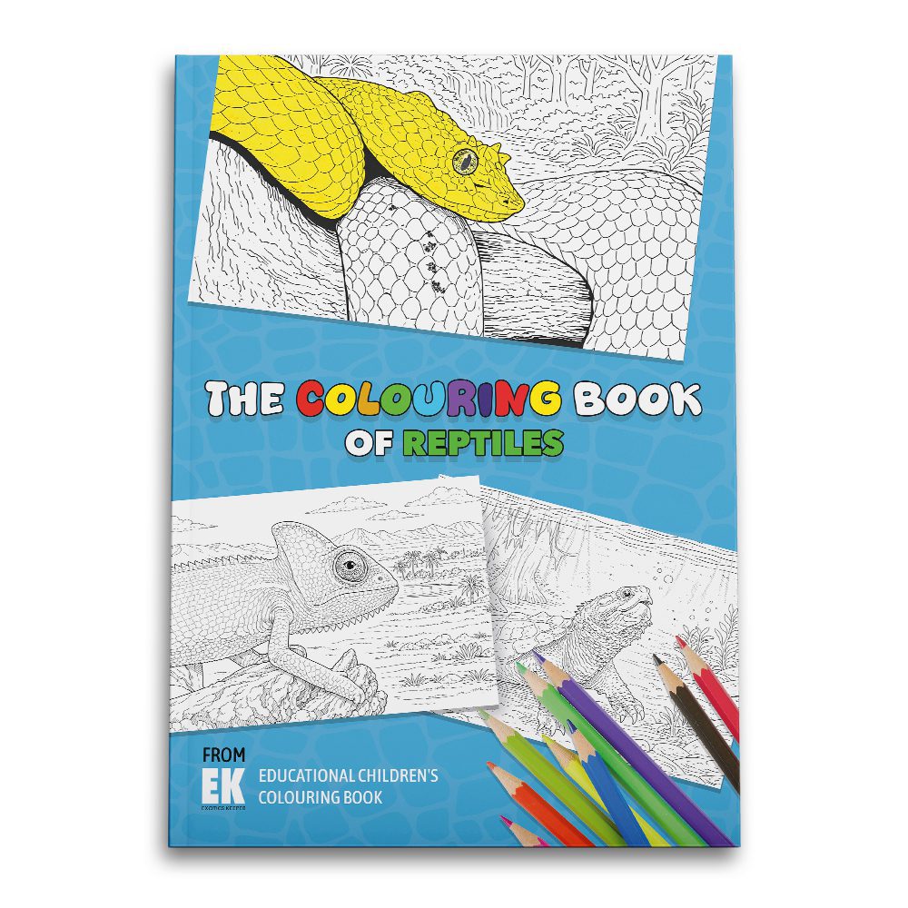 Exotics Keeper Colouring Book: Reptile