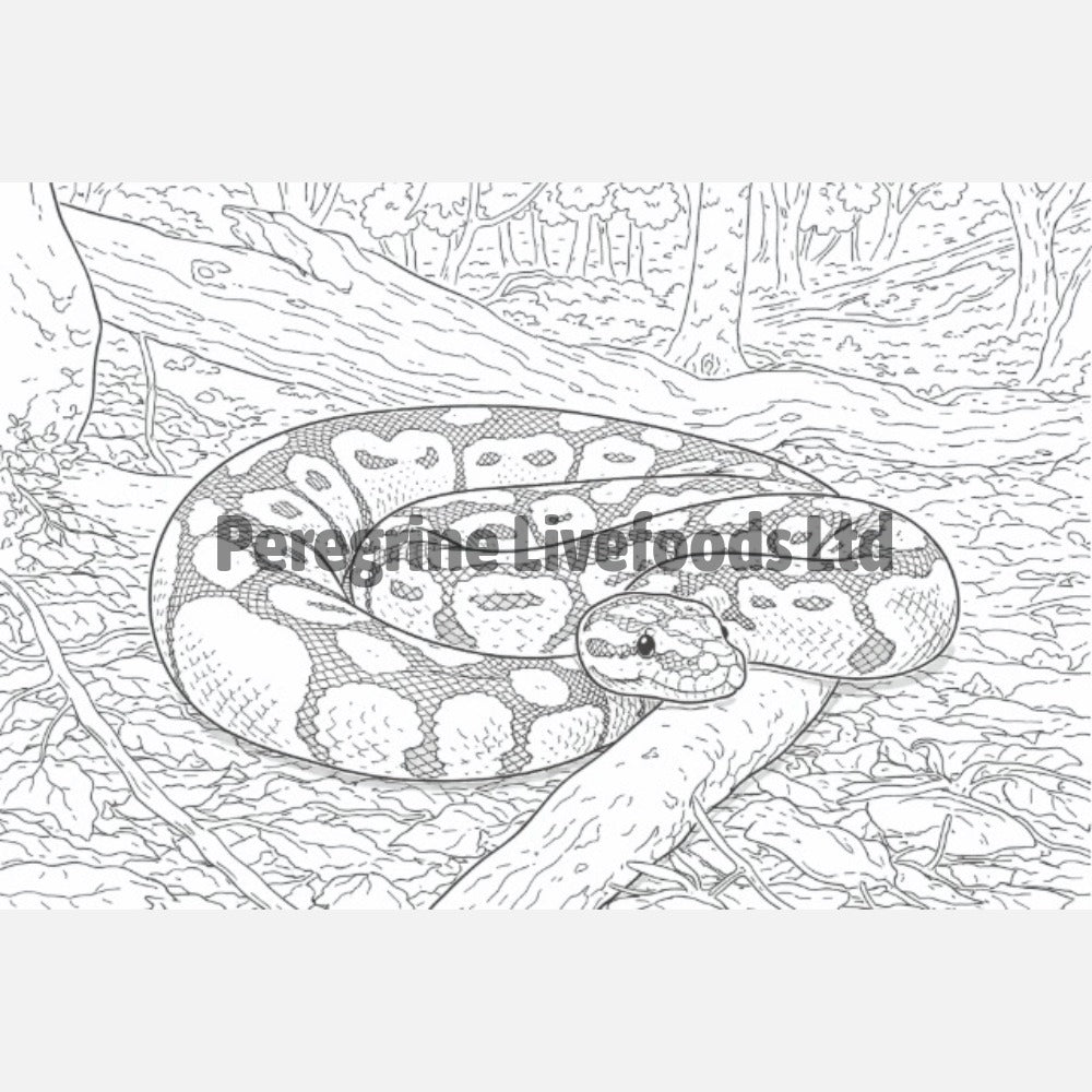 Reptile Colouring Book for Kids & Reptile Enthusiasts