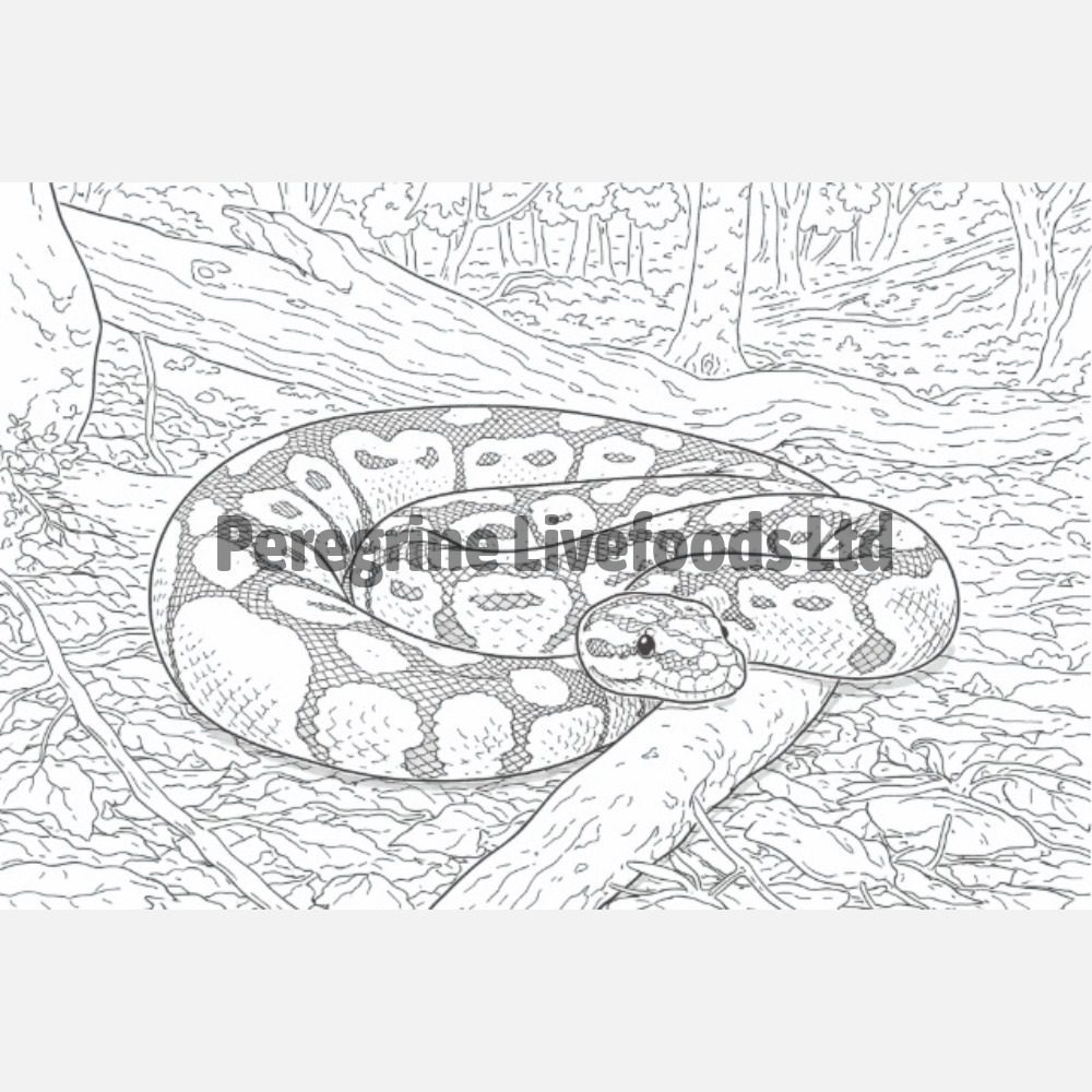 Exotics Keeper Colouring Book: Reptile