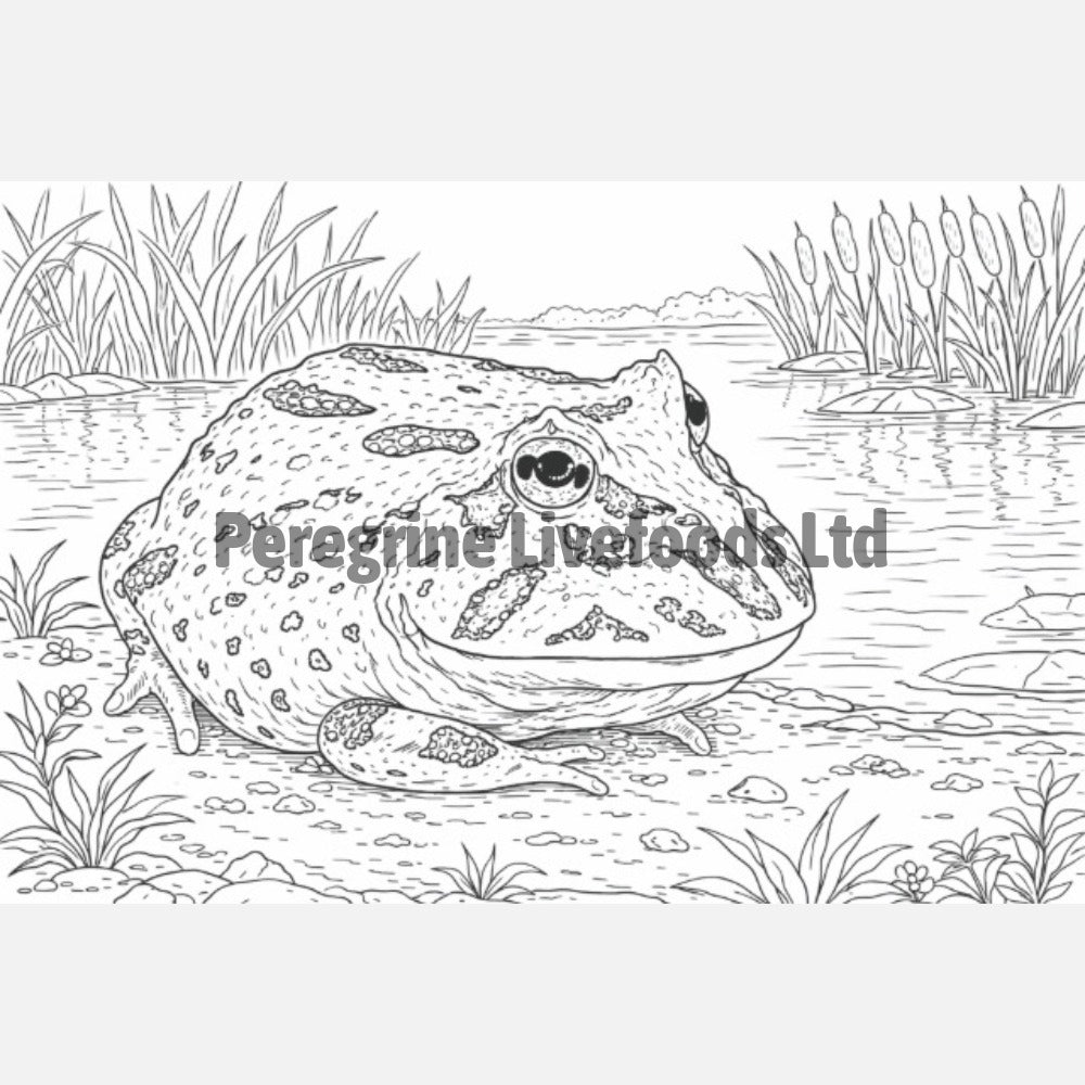 Exotic Keeper Amphibian Colouring Book
