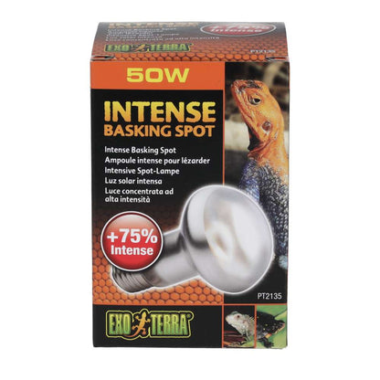 Exo Terra Intense Basking Spot 50W Tight Beam Reptile Lamp PT2135