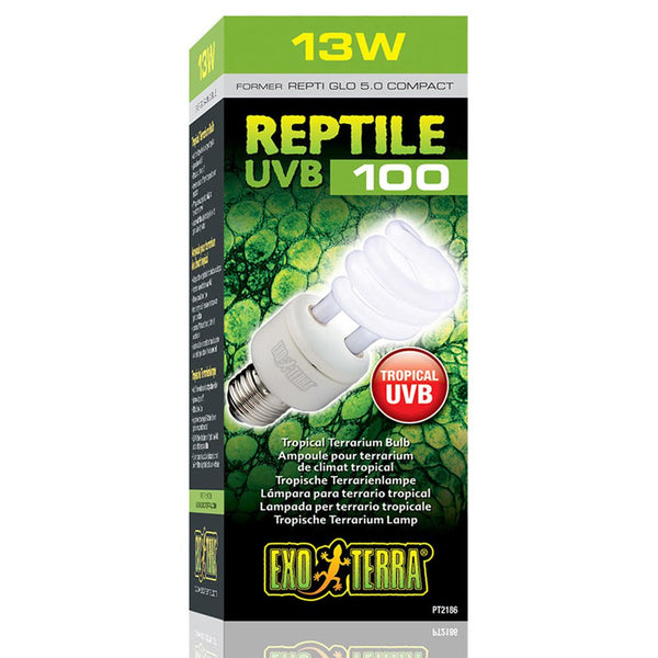 Exo Terra Reptile UVB100 Compact Lamp