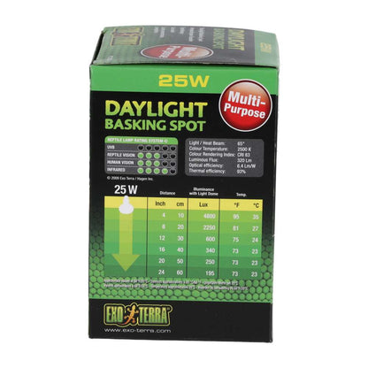 Exo Terra Daylight Basking Spot 25W Reptile Vivarium Lamp PT2195