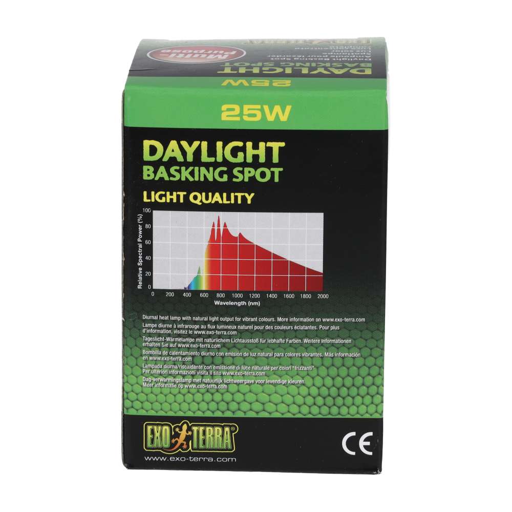 Exo Terra Daylight Basking Spot 25W Reptile Vivarium Lamp PT2195