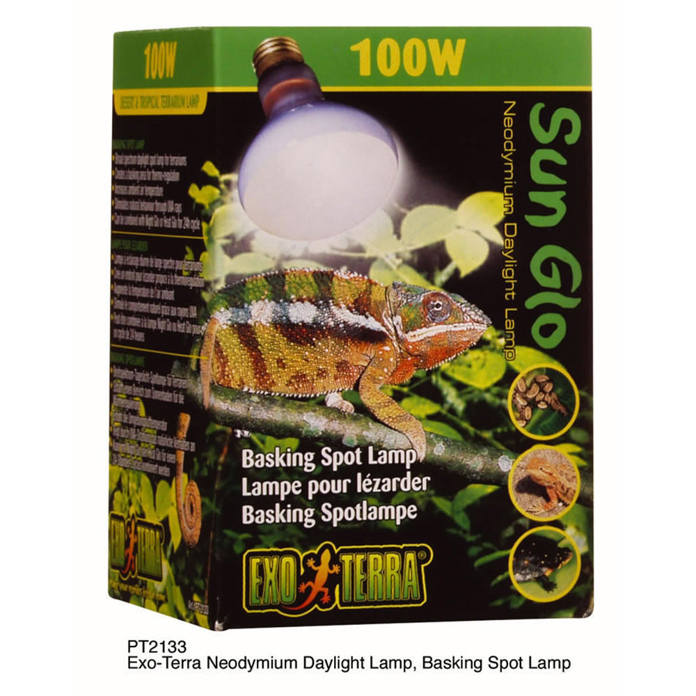 Exo Terra Daylight Basking Spot 100W Reptile Vivarium Lamp PT2133