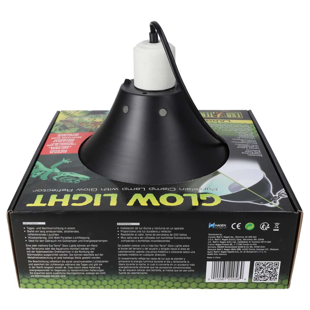 Exo Terra Glow Light Reflector Large 25cm | Vivarium Dome PT2056