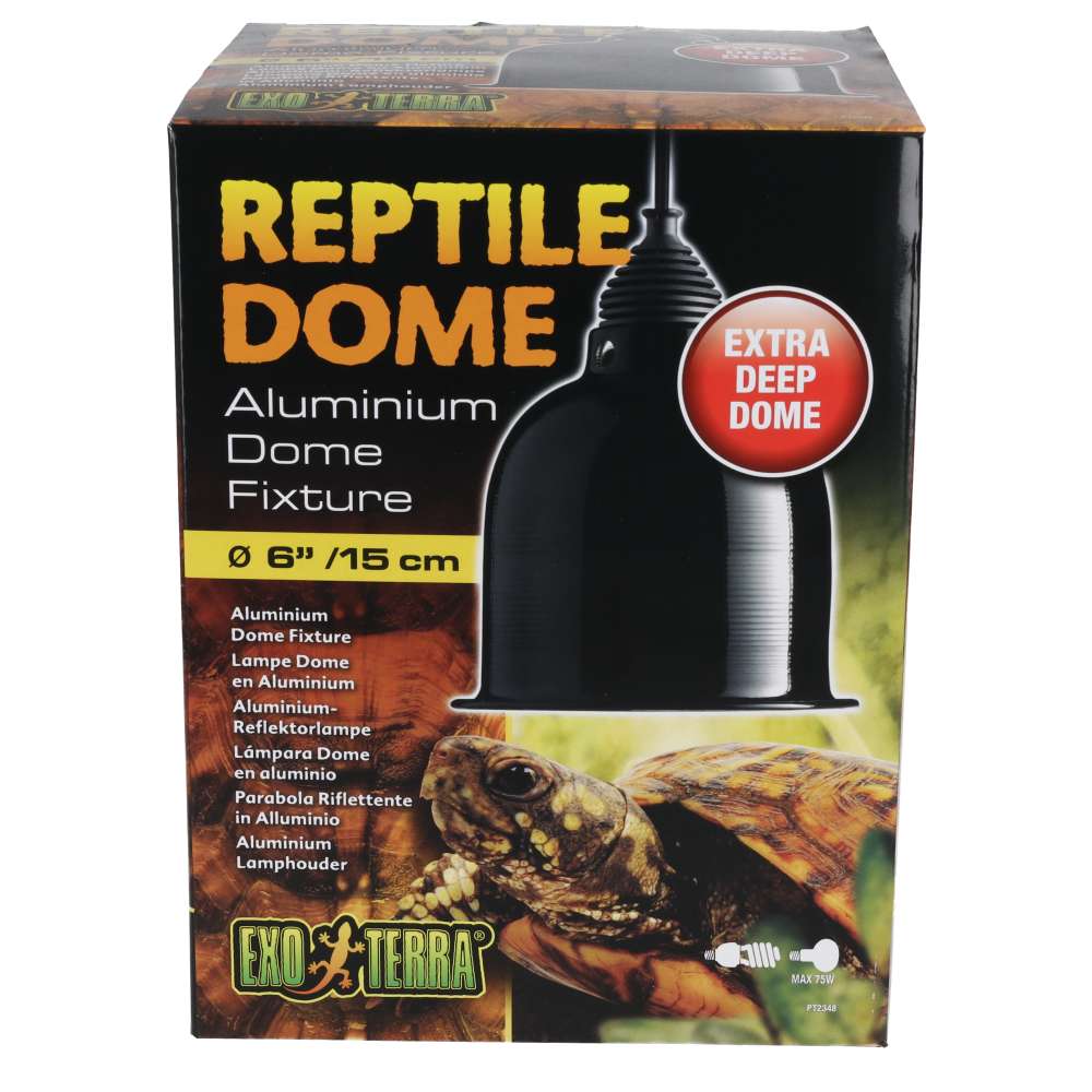 Exo Terra Reptile Aluminium Dome Fixture 15cm PT2348