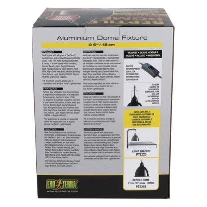Exo Terra Reptile Aluminium Dome Fixture 15cm PT2348