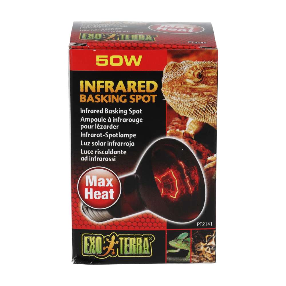 Exo Terra Infrared Basking Spot 50W Reptile Heat Lamp PT2141