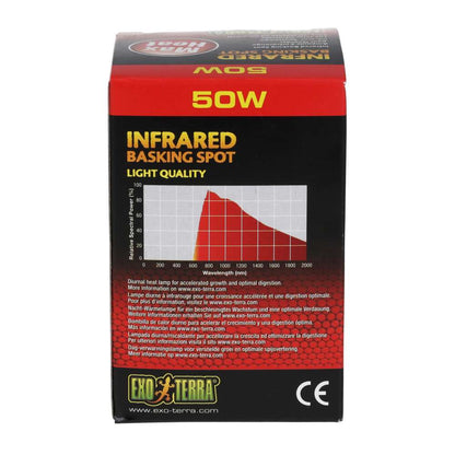 Exo Terra Infrared Basking Spot 50W Reptile Heat Lamp PT2141