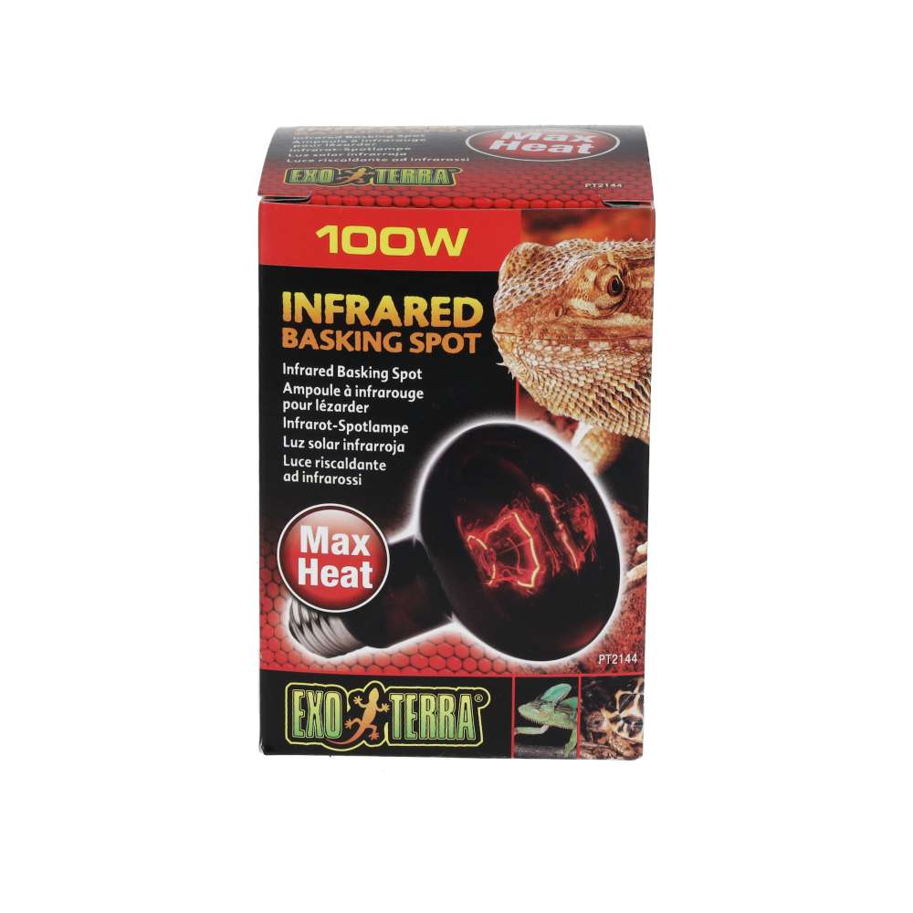 Exo Terra Infrared Basking Spot 100W Reptile Heat Lamp PT2144