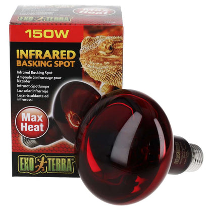 Exo Terra Infrared Basking Spot 150W Reptile Heat Lamp (PT2146)