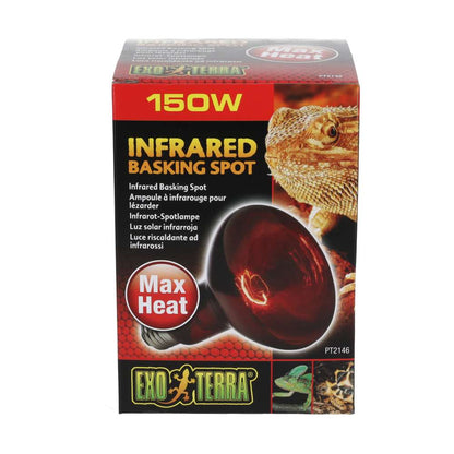 Exo Terra Infrared Basking Spot 150W Reptile Heat Lamp (PT2146)