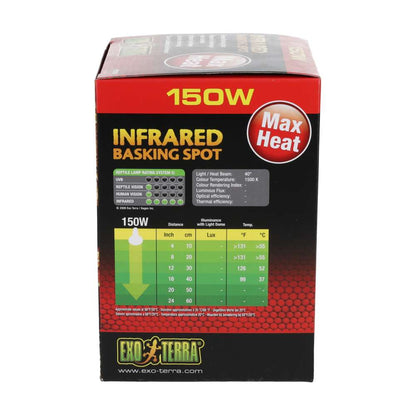 Exo Terra Infrared Basking Spot 150W Reptile Heat Lamp (PT2146)